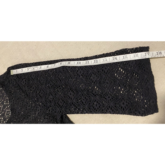 Miraclesuit Swim Coverup Womens Large Stretch Lace Mesh Dark Fairy Festival Boho - Picture 16 of 16